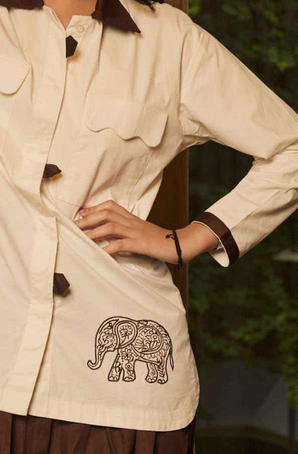 Tusk Edit Shirt Off-whie