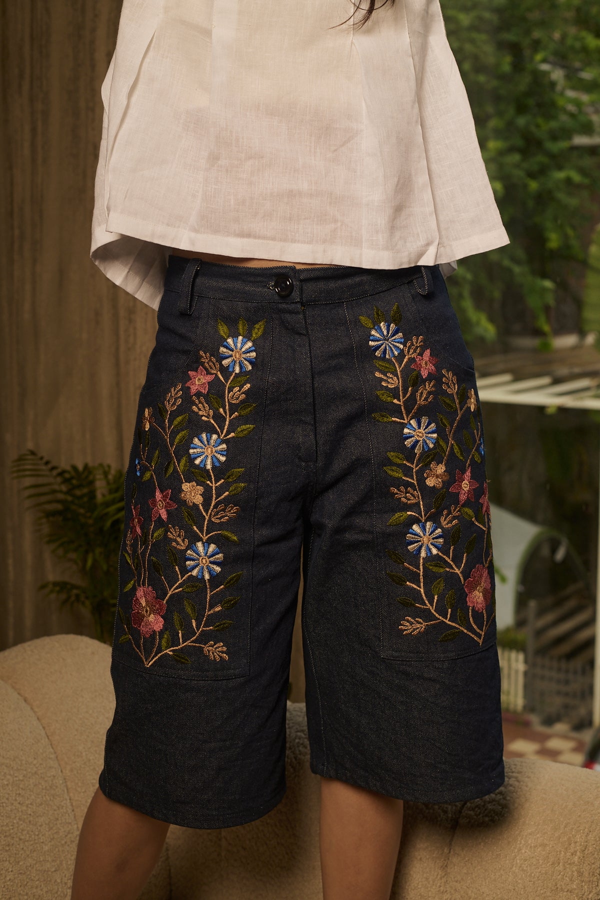 Darkhour Bloom Jorts