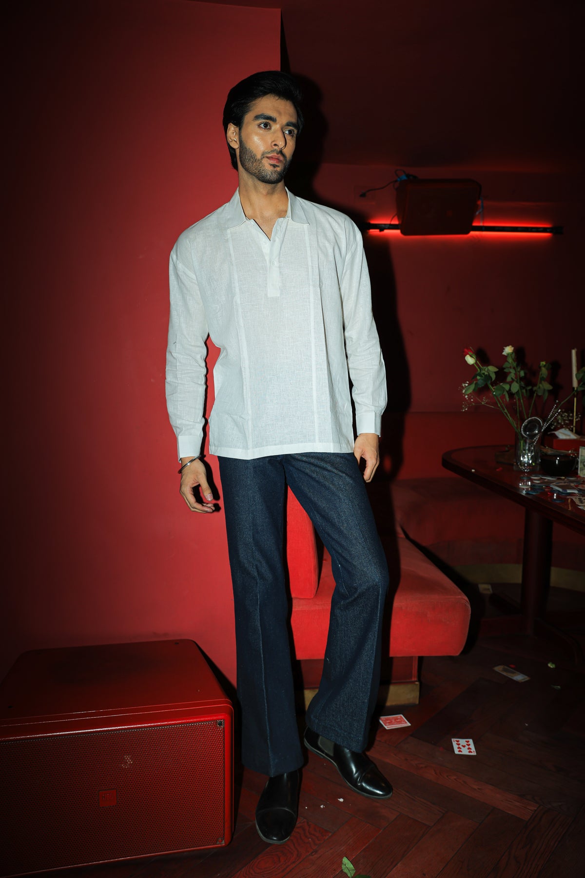Blue Grid Pant