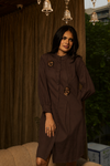 Bloom Muse Dress Brown